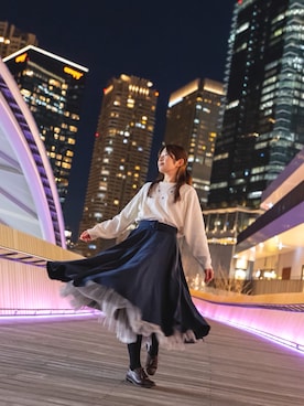 「F i.n.t（フィント）のアイテム」を使った、咲夜(sayo)さん（レディース・155cm）の冬コーディネート