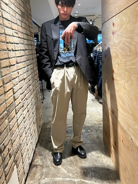 「KLEMAN（クレマン）のアイテム（ブーツ）」を使った、masakiさん（メンズ・184cm）の冬コーディネート