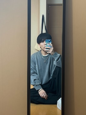 「BACK NUMBER（バックナンバー）のアイテム（カーゴパンツ）」を使った、sho-kunさん（メンズ・164cm）の冬コーディネート