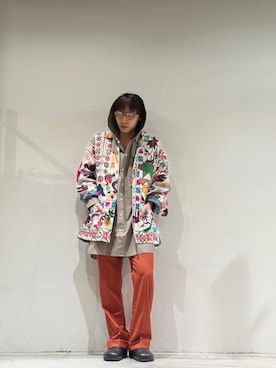 「Toironier（トワロニエ）のアイテム」を使った、naokikuma0322さん（メンズ・168cm）の春コーディネート