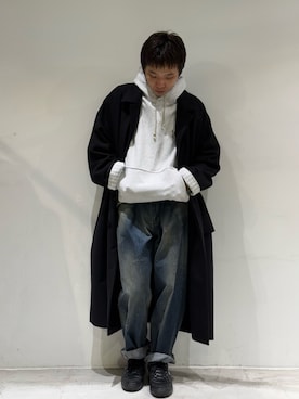 「アイテム（パーカー）」を使った、naokikuma0322さん（メンズ・168cm）の秋コーディネート