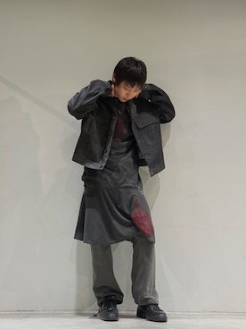 「アイテム（ジャケット/アウター）」を使った、naokikuma0322さん（メンズ・168cm）の秋コーディネート