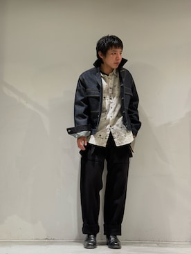 「Toironier（トワロニエ）のアイテム」を使った、naokikuma0322さん（メンズ・168cm）の冬コーディネート