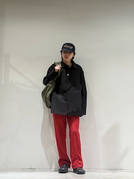 「Toironier（トワロニエ）のアイテム」を使った、naokikuma0322さん（メンズ・168cm）の春コーディネート