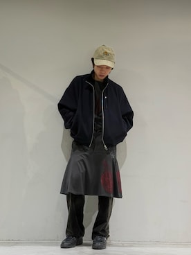 「アイテム（帽子）」を使った、naokikuma0322さん（メンズ・168cm）の秋コーディネート