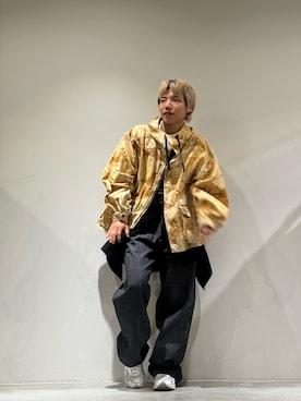 「ASICS（アシックス）のアイテム」を使った、naokikuma0322さん（メンズ・168cm）の夏コーディネート