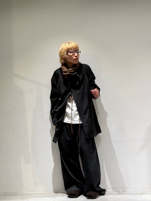 Toironier/トワロニエ/Denim 2Tuck Side Tuck Pants