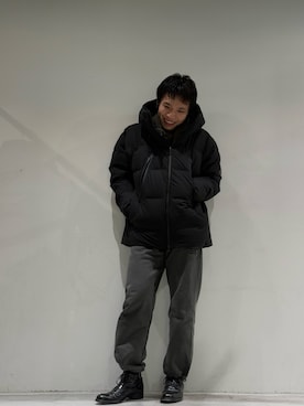 「アイテム（ジャケット/アウター）」を使った、naokikuma0322さん（メンズ・168cm）の冬コーディネート