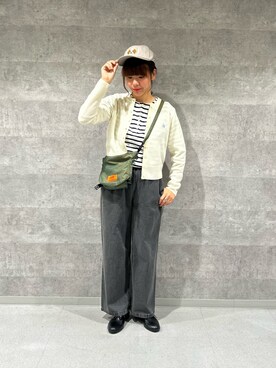 「GLOSTER（グロスター）のアイテム」を使った、haraponさん（レディース・163cm）の秋コーディネート