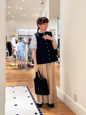 「NOLLEY’S（ノーリーズ）のアイテム」を使った、haraponさん（レディース・163cm）の夏コーディネート