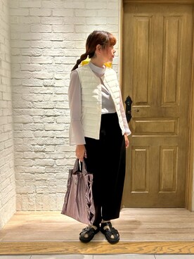 「GEVACO」｜「アイテム（トートバッグ）」を使った、haraponさん（レディース・163cm）の秋コーディネート