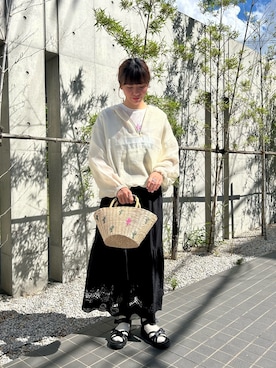 「SHAKA」｜「アイテム（ジャケット/アウター）」を使った、haraponさん（レディース・163cm）の春コーディネート