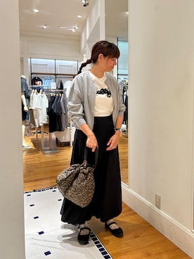 「NOLLEY’S（ノーリーズ）のアイテム」を使った、haraponさん（レディース・163cm）の夏コーディネート