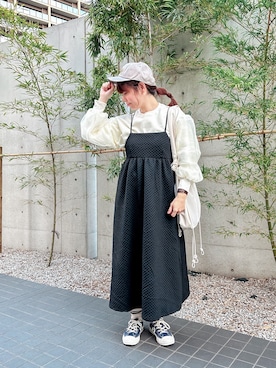 「GLOSTER（グロスター）のアイテム」を使った、haraponさん（レディース・163cm）の冬コーディネート