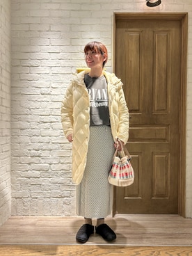 「GEVACO」｜「アイテム（シューズ）」を使った、haraponさん（レディース・163cm）の秋コーディネート