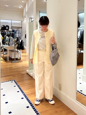 「NOLLEY’S（ノーリーズ）のアイテム」を使った、haraponさん（レディース・163cm）の秋コーディネート