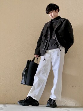 「服とコスメでなりたい自分に」｜「アイテム（モッズコート）」を使った、ruifashion84さん（メンズ・173cm）の冬コーディネート