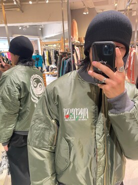 「ロイヤルフラッシュ」｜「アイテム（ジャケット/アウター）」を使った、FUYUTOさん（メンズ・179cm）の春コーディネート