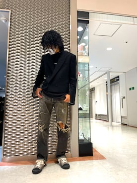 「ロイヤルフラッシュ」｜「アイテム（ジャケット/アウター）」を使った、FUYUTOさん（メンズ・179cm）の冬コーディネート