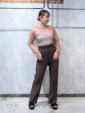 りりかさん（レディース・156cm）の夏コーディネート