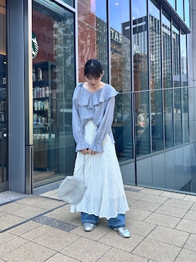 「マーメイド」｜すいさん（レディース・160cm）の春コーディネート