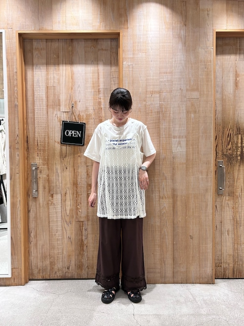 梨地アソートプリント半袖TEE