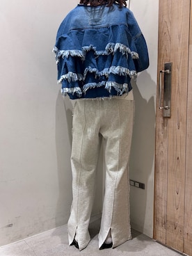 「etsinta（エシンタ）のアイテム（ジャケット/アウター）」を使った、すいさん（レディース・160cm）の春コーディネート
