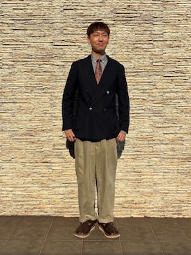 「アイテム（サンダル）」を使った、tenteco02さん（メンズ・176cm）の秋コーディネート