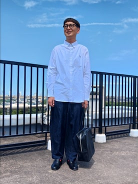 「U.S. POLO ASSN.（ユーエスポロアッスン）のアイテム（シャツ/ブラウス）」を使った、tenteco02さん（メンズ・176cm）の秋コーディネート