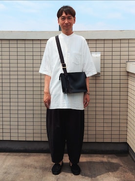 「Hender Scheme（エンダースキーマ）のアイテム」を使った、tenteco02さん（メンズ・176cm）の夏コーディネート