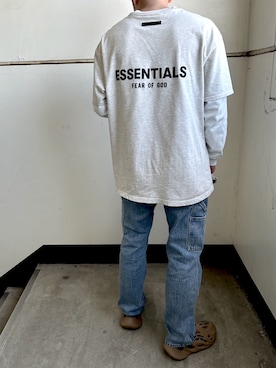 「Yeezy（イージー）のアイテム（サンダル）」を使った、yeezy275さん（メンズ・168cm）の春コーディネート