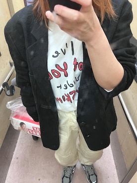 「TODAYFUL（トゥデイフル）のアイテム（ジャケット/アウター）」を使った、g.さん（レディース・162cm）の春コーディネート