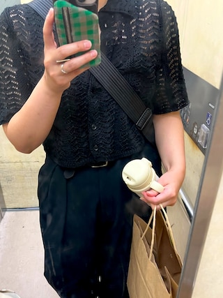 TODAYFUL/トゥデイフル】Lace Knit Shirtsを使った人気