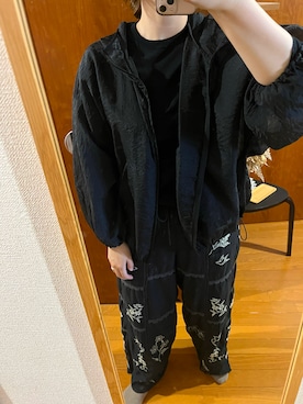 「TODAYFUL（トゥデイフル）のアイテム（パンツ）」を使った、g.さん（レディース・162cm）の春コーディネート