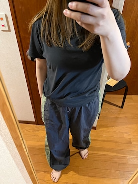 「BEAMS BOY（ビームスボーイ）のボーイ ベーシック Tシャツ（Tシャツ/カットソー、グレー系）」を使った、g.さん（レディース・162cm）の夏コーディネート