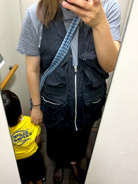 todayful トゥデイフル　ナイロンポケットベスト　黒 TODAYFUL/トゥデイフル】Nylon Pocket Vest/ナイロンポケット