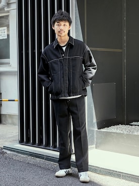 「デニムセットアップ」｜ptmaegaitoさん（メンズ・180cm）の秋コーディネート