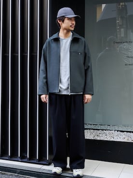 「綺麗めコーデ」｜「アイテム（ブルゾン）」を使った、ptmaegaitoさん（メンズ・180cm）の冬コーディネート