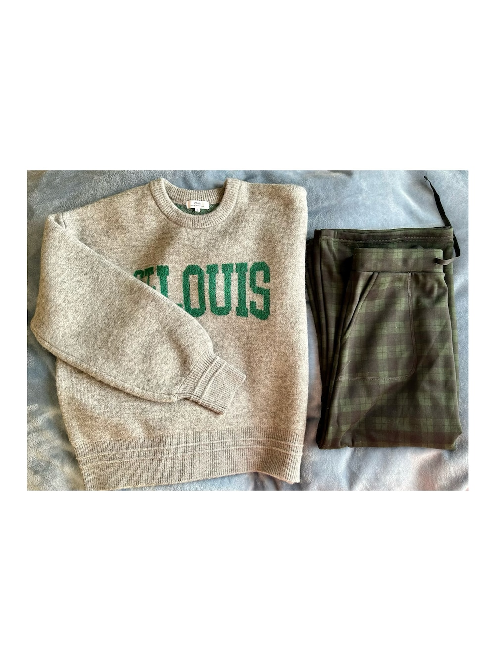 「ootd、outfit、今日のコーデ、coen、ROOTOTE」｜「coenのフラッフィーロゴジャカードニット（WEB限定カラー）（ニット/セーター、グレー系）」を使った、ねあ／Neaさん（レディース・158cm）の冬コーディネートの1枚目の写真
