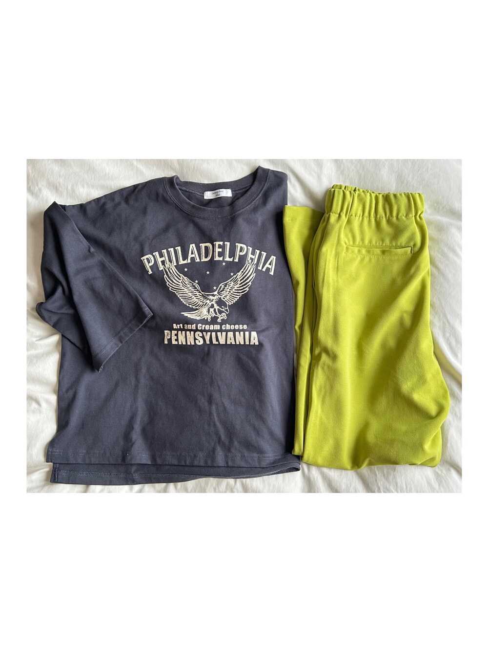 「ootd、outfit、今日のコーデ、Samansa Mos2 blue、coen、カジュアル」｜「Samansa Mos2 blueのアニマルプリントTシャツ（Tシャツ/カットソー、グレー系）」を使った、ねあ／Neaさん（レディース・158cm）の夏コーディネートの1枚目の写真