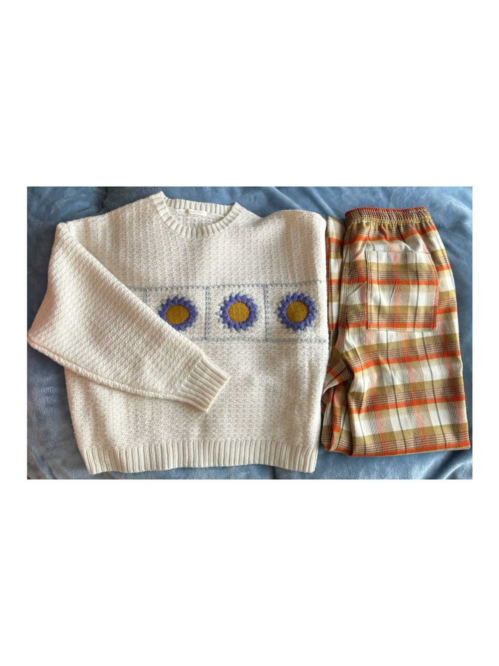 「outfit、ehka sopo、coen」｜「ehka sopoのかぎ針モチーフプルオーバー（ニット/セーター、ホワイト系）」を使った、ねあ／Neaさん（レディース・158cm）の春コーディネートの1枚目の写真