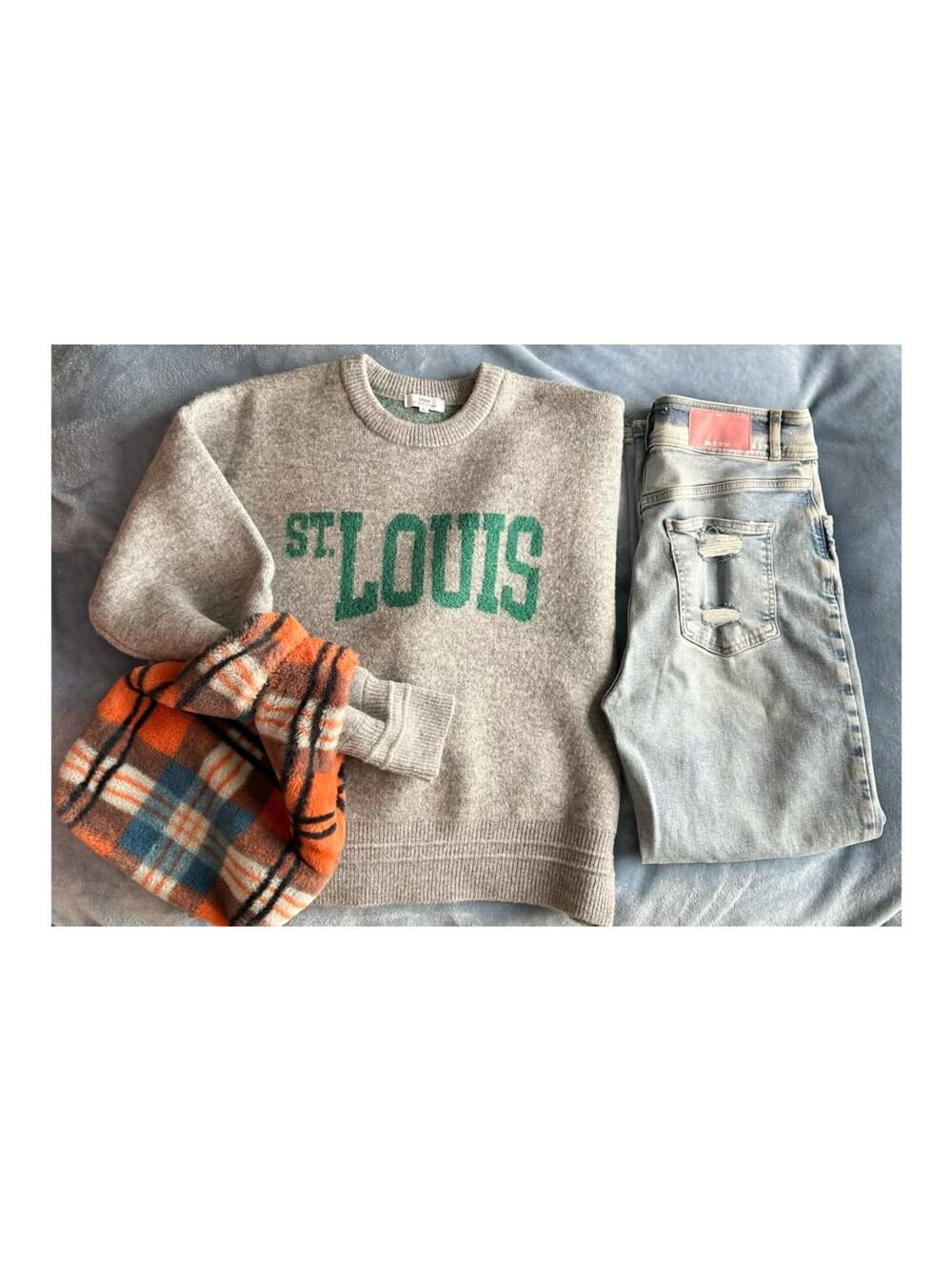 「カジュアルコーデ、outfit、coen、ZARA、ThreeFourTime、メンズライク」｜「Three Four Timeのチェック柄ファートート（トートバッグ、オレンジ系）」を使った、ねあ／Neaさん（レディース・158cm）の春コーディネートの1枚目の写真