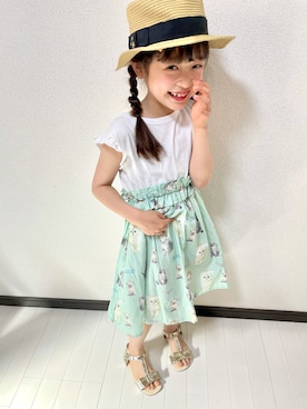 「ネコ」｜「アイテム（ワンピース/ドレス）」を使った、LaLaLa.....✧︎*。さん（キッズ・120cm）の春コーディネート