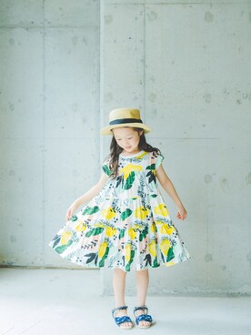 「maarook（マルーク）のアイテム」を使った、LaLaLa.....✧︎*。さん（キッズ・110cm）の夏コーディネート