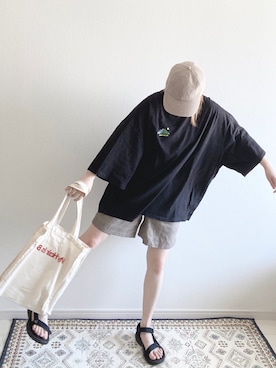 「マイヘア」｜minoさん（レディース・159cm）の夏コーディネート