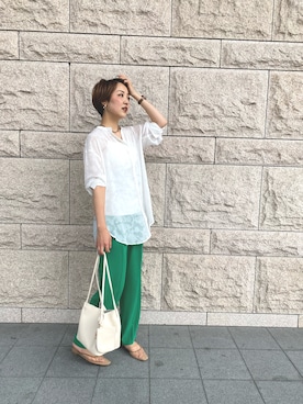 sako_lemageさん（レディース・169cm）の夏コーディネート