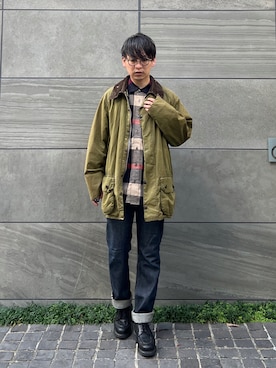 「cbクレストブリッジ」｜ 松波 侑亮さん（メンズ・164cm）の秋コーディネート