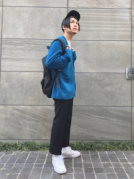  松波 侑亮さん（メンズ・164cm）の冬コーディネート