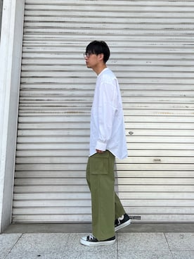 「Lull（ルル）のアイテム」を使った、 松波 侑亮さん（メンズ・164cm）の夏コーディネート