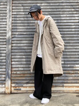 「Lull（ルル）のアイテム」を使った、 松波 侑亮さん（メンズ・164cm）の秋コーディネート